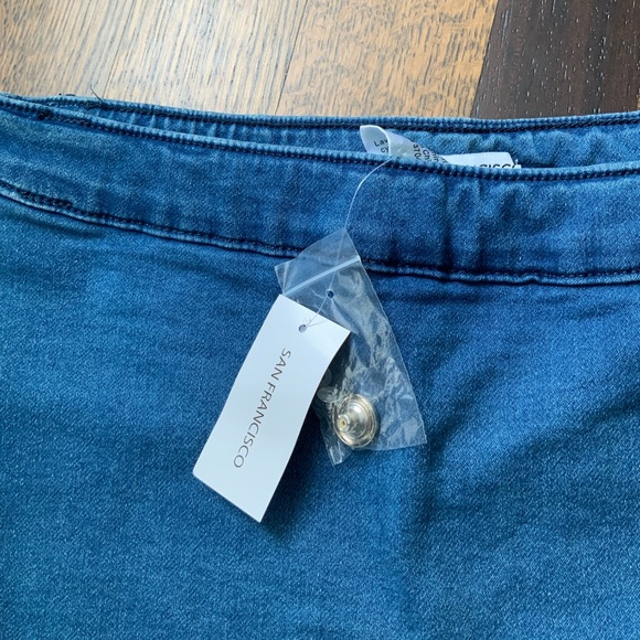 SANFRANCISCO Denim Skort Shorts Skirt Women’s Size Large BRAND NEW Regular - Picture 4 of 13